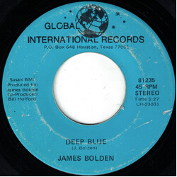 James Bolden (3) Deep Blue / Tin Pan Alley USED VINYL 7INCH 45 RPM STEREO