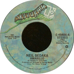 Neil Sedaka Amarillo / The Leaving Game USED VINYL 7INCH 45 RPM