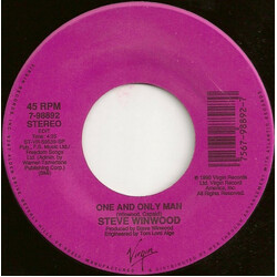 Steve Winwood One And Only Man USED VINYL 7INCH 45 RPM