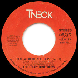 The Isley Brothers Take Me To The Next Phase USED VINYL 7INCH 45 RPM