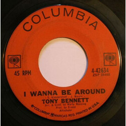 Tony Bennett I Wanna Be Around VINYL 7" USED