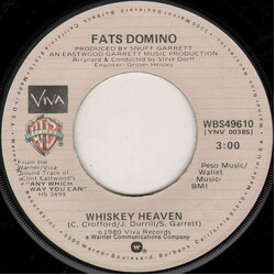 Fats Domino / The Texas Opera Company Whiskey Heaven / Beers To You USED VINYL 7INCH 45 RPM