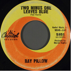 Ray Pillow Two Minus One Leaves Blue USED VINYL 7INCH 45 RPM