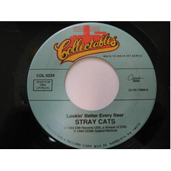 Stray Cats Lookin' Better Every Beer / I Won't Stand In Your Way USED VINYL 7INCH 45 RPM