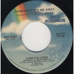 Loretta Lynn Somebody Led Me Away / Everybody's Lookin' For Somebody New USED VINYL 7INCH 45 RPM