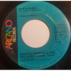 Estela Nuñez Nuestro Amor Es El Mas Bello Del Mundo / Amor Sin Mañana USED VINYL 7INCH 45 RPM