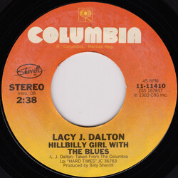 Lacy J. Dalton Hillbilly Girl With The Blues USED VINYL 7INCH 45 RPM STEREO