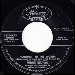 Brook Benton Nothing In The World (Could Make Me Love You More Than I Do) USED VINYL 7INCH 45 RPM