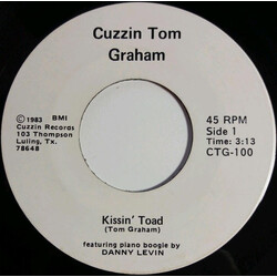 Cuzzin Tom Graham Kissin' Toad / Them Danged Old Cows USED VINYL 7INCH 45 RPM
