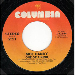 Moe Bandy One Of A Kind USED VINYL 7INCH 45 RPM STEREO