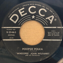 The "Whoopee" John Wilfahrt Orchestra Poopsie Polka / Anglers Waltz USED VINYL 7INCH 45 RPM