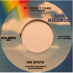 The Ink Spots Whispering Grass/ If I Didn't Care USED VINYL 7INCH 45 RPM REISSUE REPRESS