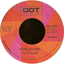 Ray Frushay Michelle's Song USED VINYL 7INCH 45 RPM