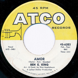 Ben E. King Amor USED VINYL 7INCH 45 RPM