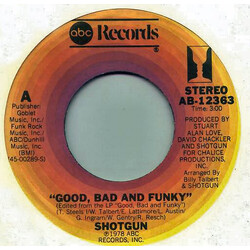 Shotgun (2) Good, Bad And Funky VINYL 7" USED