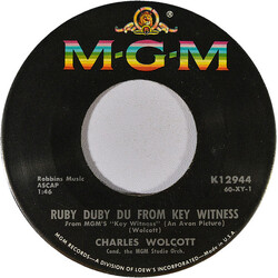 Charles Wolcott / MGM Studio Orchestra Ruby Duby Du From Key Witness USED VINYL 7INCH 45 RPM