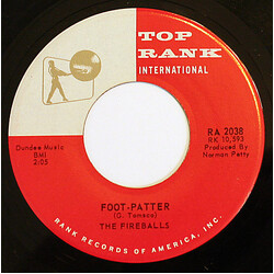 The Fireballs Foot-Patter / Kissin' USED VINYL 7INCH 45 RPM