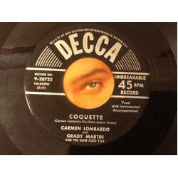 Carmen Lombardo / Grady Martin / The Slew Foot Five Coquette USED VINYL 7INCH 45 RPM