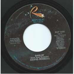 David Rogers (7) Darlin' / How Long Has It Been USED VINYL 7INCH