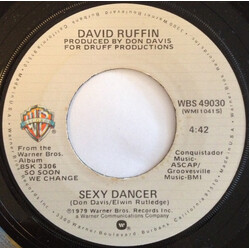 David Ruffin Sexy Dancer / Break My Heart USED VINYL 7INCH 45 RPM