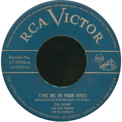 Don Cornell Take Me In Your Arms USED VINYL 7INCH 45 RPM