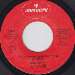 Don Covay Somebody's Been Enjoying My Home / Bad Mouthing USED VINYL 7INCH 45 RPM STYRENE