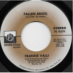 Frankie Valli Fallen Angel USED VINYL 7INCH 45 RPM