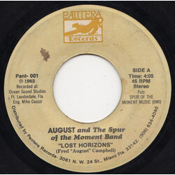 Fred "August" Campbell / The Spur Of The Moment Band Lost Horizons / The I-95 Song USED VINYL 7INCH 45 RPM