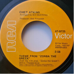 Chet Atkins Theme From "Zorba The Greek" USED VINYL 7INCH 45 RPM
