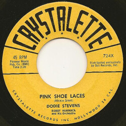 Dodie Stevens Pink Shoe Laces USED VINYL 7INCH 45 RPM