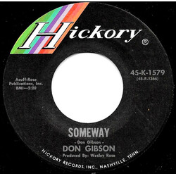 Don Gibson Someway USED VINYL 7INCH 45 RPM