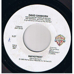 David Sanborn Backstreet / Neither One Of Us USED VINYL 7INCH 45 RPM
