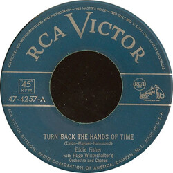 Eddie Fisher Turn Back The Hands Of Time / I Can't Go On Without You USED VINYL 7INCH 45 RPM