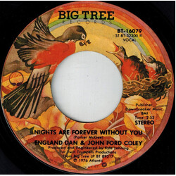England Dan & John Ford Coley Nights Are Forever Without You USED VINYL 7INCH 45 RPM