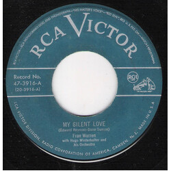 Fran Warren / Hugo Winterhalter Orchestra My Silent Love USED VINYL 7INCH 45 RPM