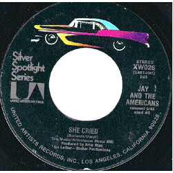 Jay & The Americans She Cried / Come A Little Bit Closer USED VINYL 7INCH STEREO 45 RPM