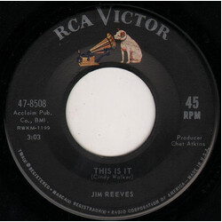 Jim Reeves This Is It USED VINYL 7INCH 45 RPM