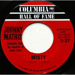 Johnny Mathis Misty / Maria USED VINYL 7INCH 45 RPM