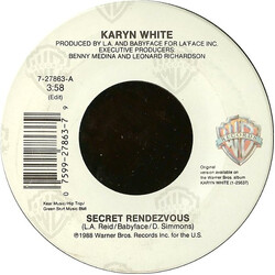 Karyn White Secret Rendezvous USED VINYL 7INCH 45 RPM