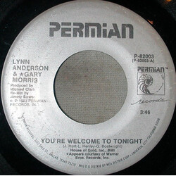 Lynn Anderson / Gary Morris You're Welcome To Tonight / Your Kisses Lied USED VINYL 7INCH 45 RPM