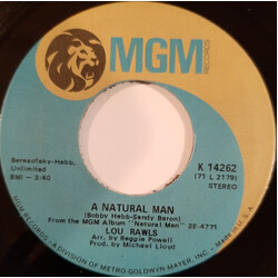 Lou Rawls A Natural Man / Believe In Me USED VINYL 7INCH 45 RPM STEREO