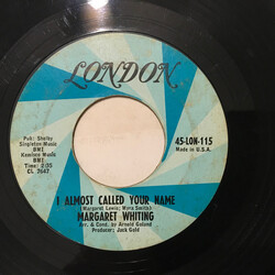 Margaret Whiting I Almost Called Your Name / Let's Pretend USED VINYL 7INCH 45 RPM