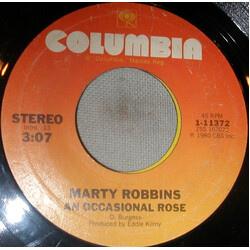 Marty Robbins An Occasional Rose / Holding On To You USED VINYL 7INCH 45 RPM