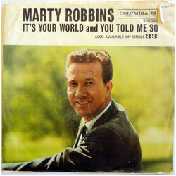 Marty Robbins It's Your World USED VINYL 7INCH 45 RPM SINGLE
