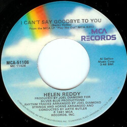 Helen Reddy I Can't Say Goodbye To You / Let's Just Stay Home Tonight USED VINYL 7INCH 45 RPM