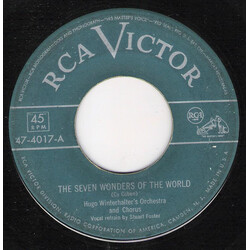 Hugo Winterhalter's Orchestra And Chorus The Seven Wonders Of The World / Across The Wide Missouri USED VINYL 7INCH 45 RPM