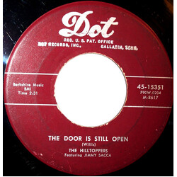 The Hilltoppers / Jimmy Sacca The Door Is Still Open / Tear Drops From My Eyes USED VINYL 7INCH 45 RPM
