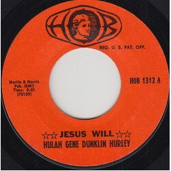 Hulah Gene Jesus Will USED VINYL 7INCH 45 RPM