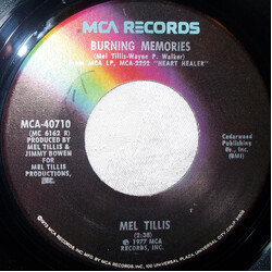Mel Tillis Burning Memories USED VINYL 7INCH 45 RPM