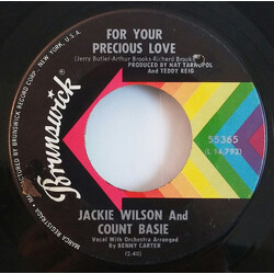 Jackie Wilson / Count Basie For Your Precious Love / Uptight ( Everything's Alright) USED VINYL 7INCH 45 RPM